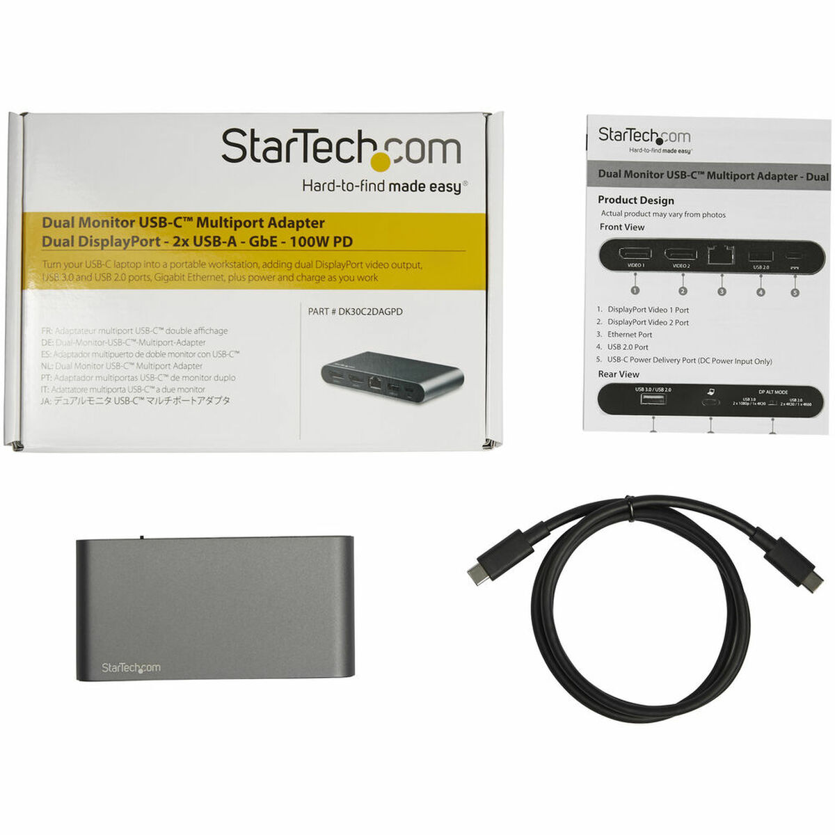 Latausasema Startech DK30C2DAGPD